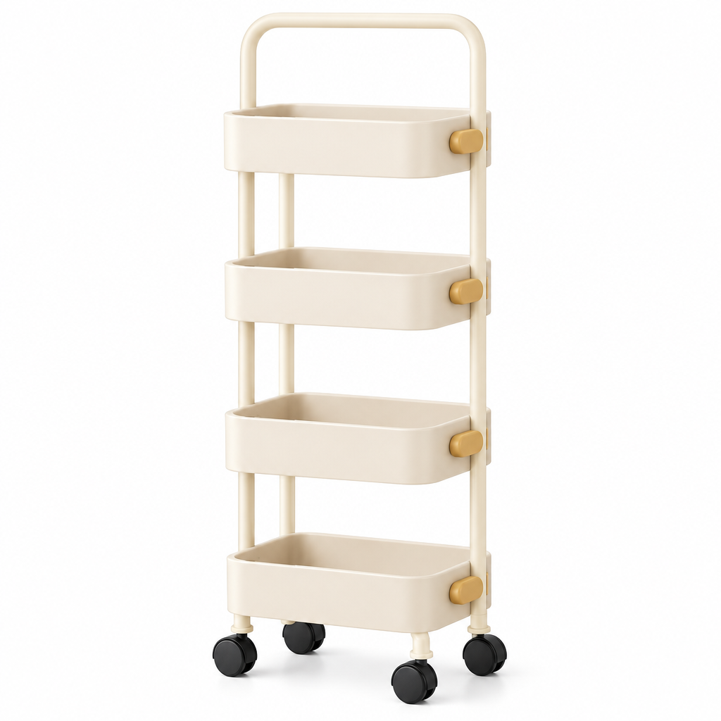 Ambriven™ Slim 4-Tier Bathroom Storage Cart