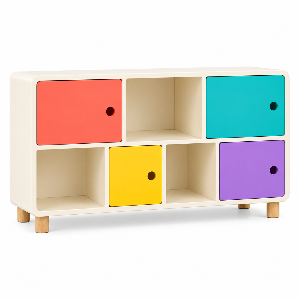 Ambriven™ Colorblock Cubby Storage Cabinet