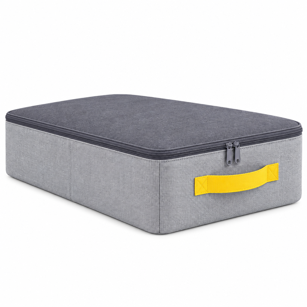 Colorful Zippered Underbed Storage Bags – Set of 2